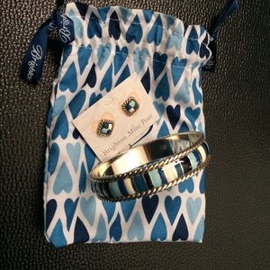 Brighton Cabana Blues Bracelet And Earrings